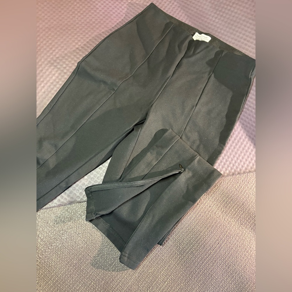 & Other Stories Stockholm Atelier Black Trousers. Zipper at Shins 💐